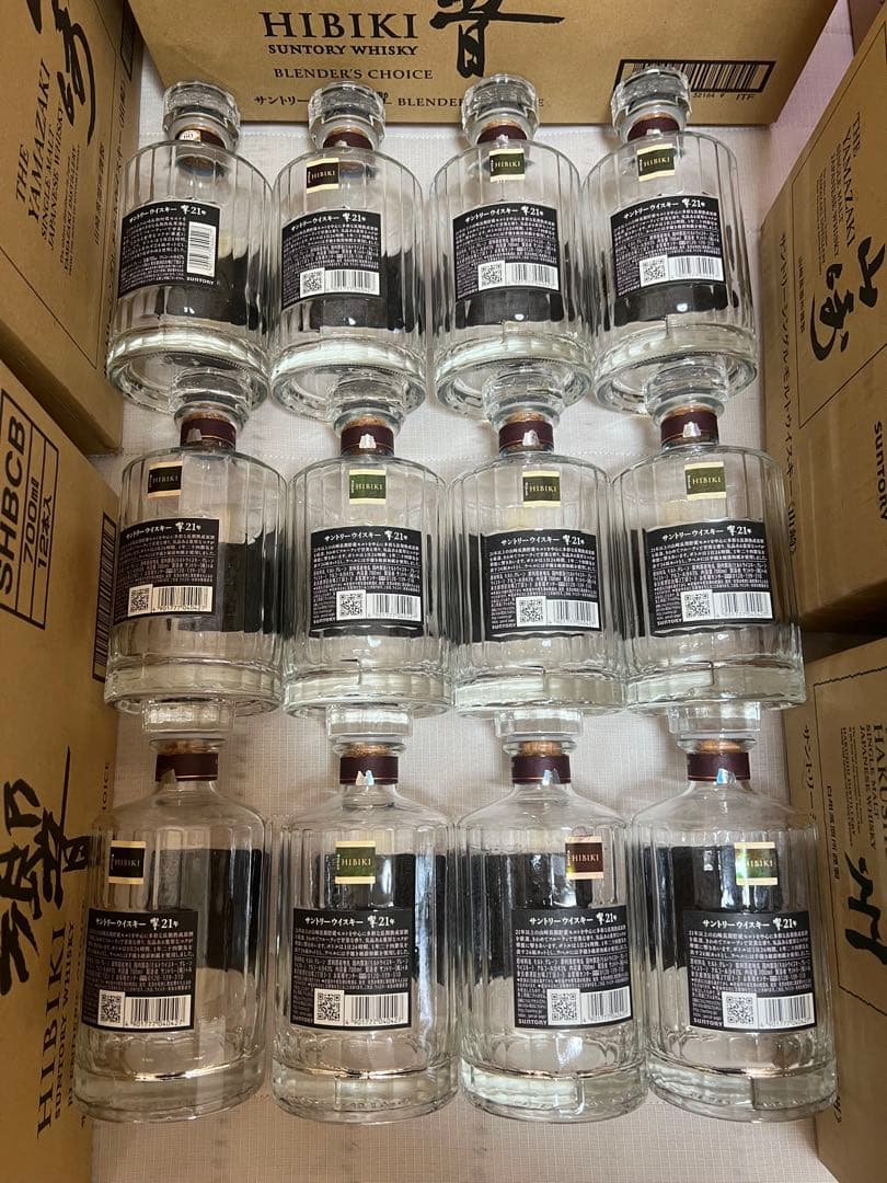 状態良し②サントリー響21年空ビン12本セット