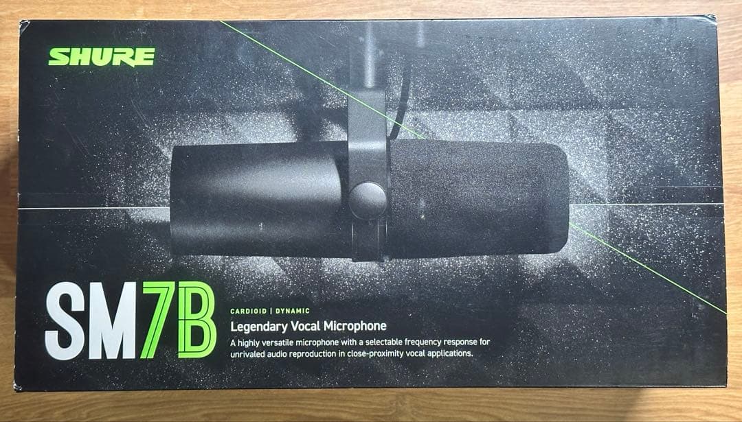 ［正規品］SHURE SM7B プリアンプ付き ダイナミックマイク 美品