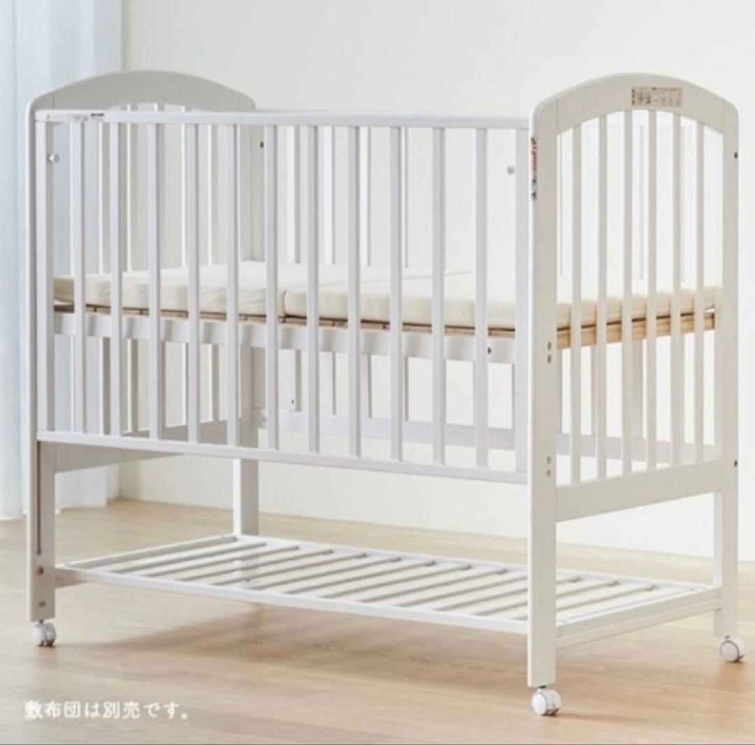 う*K様 カトージ ベビーベッド アーチⅡ エクストラ ハイタイプ ホワイト 白