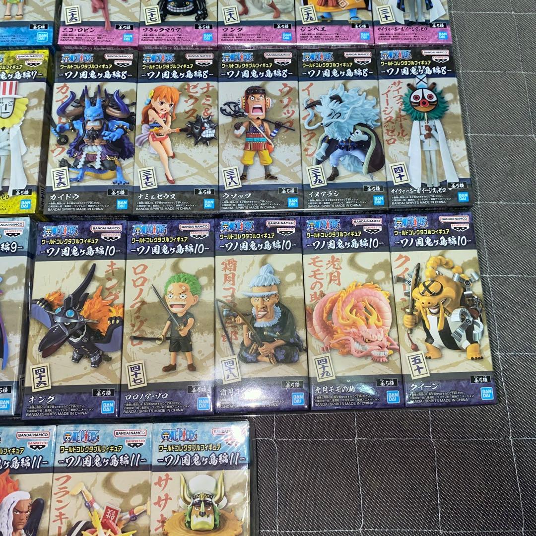 ワンピース ワールドコレクタブルフィギュア ワノ国鬼ヶ島編 全55種