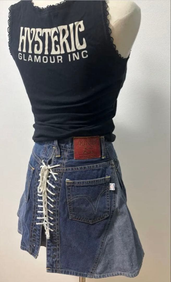 極美品❣️初期ヒステリックグラマー デニムミニスカート 90′sヴィンテージ