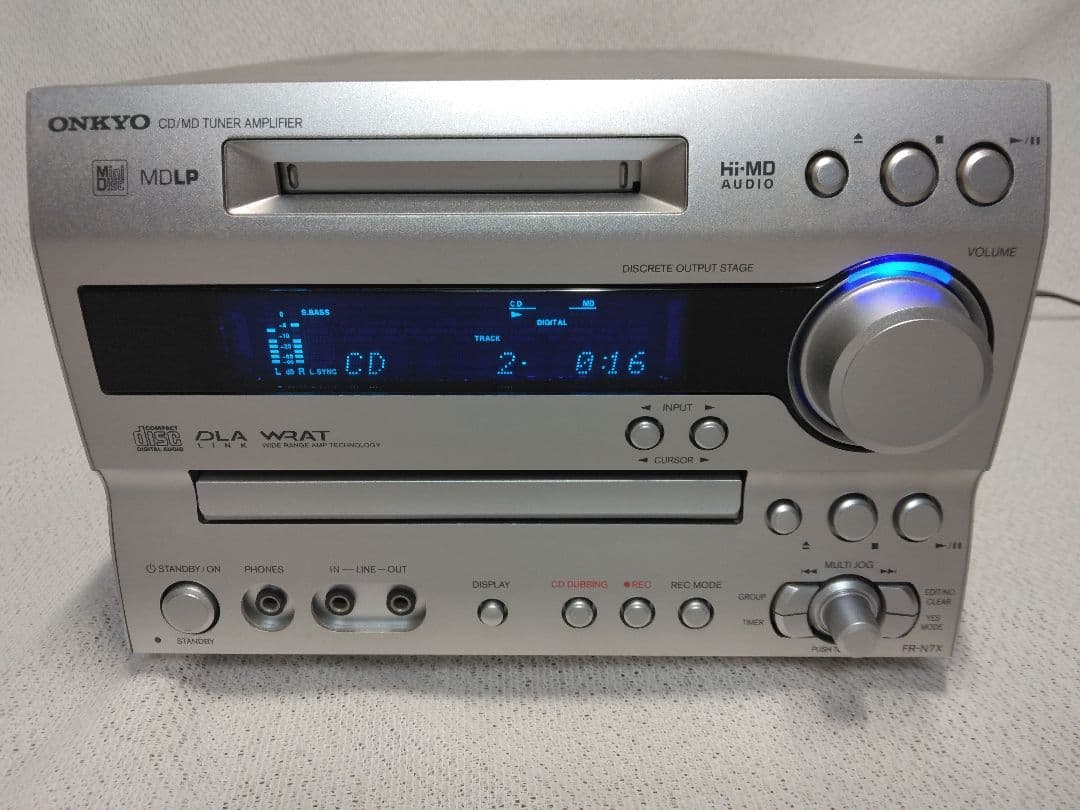ONKYO FR-N7X CD、MD　コンポ　リモコン