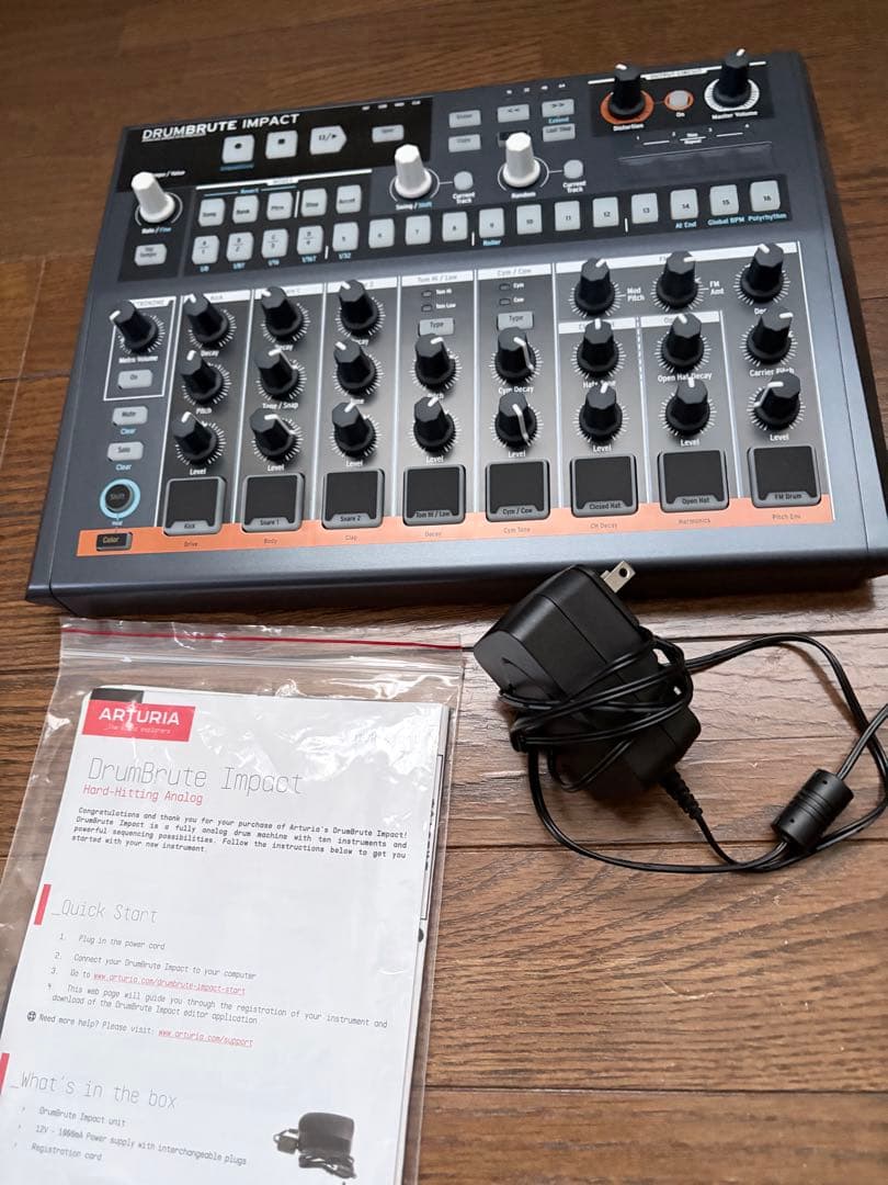 DTM・DAW Arturia Drumbrute Impact