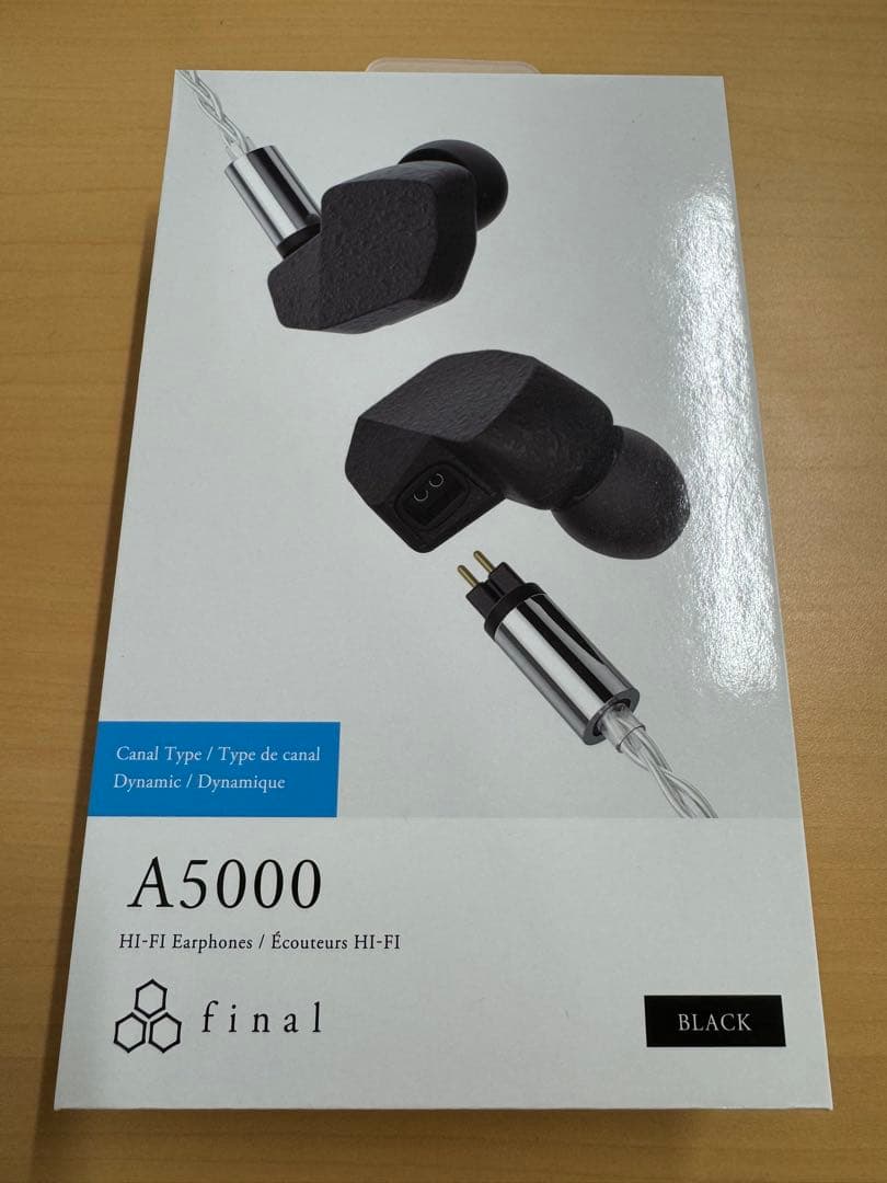 final A5000 ブラック カナル型 イヤフォン