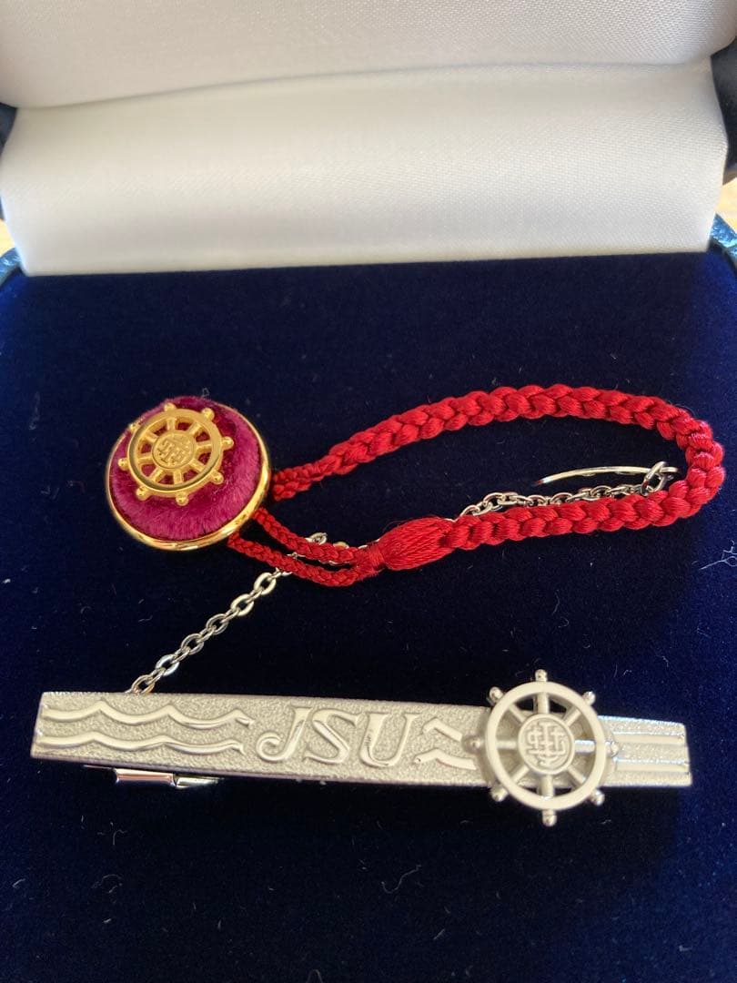 【未使用】全日本海員組合特別功労賞 ネクタイピン 18金