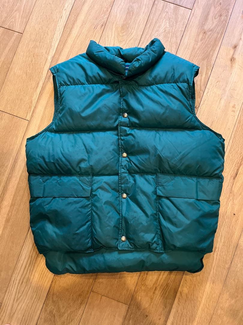 80s wool rich ウールリッチ　ダウンベスト　グリーン
