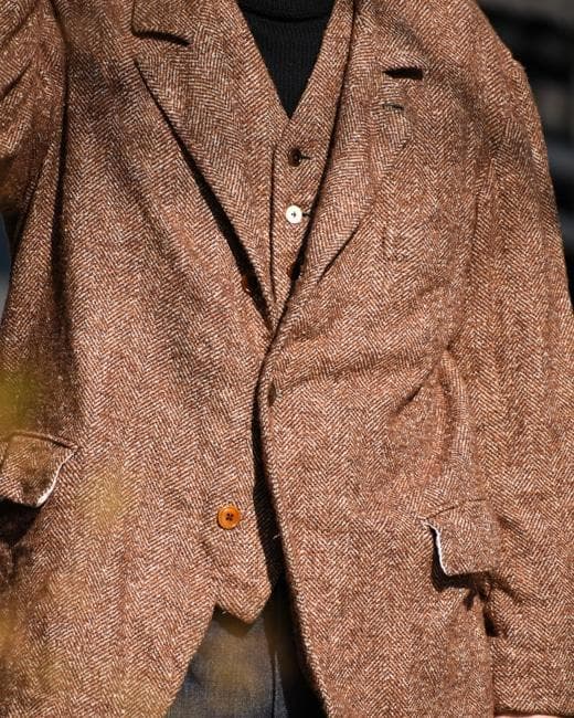 【新品】ザ クルーキットテーラー ジャケット 46 オレンジブラウン