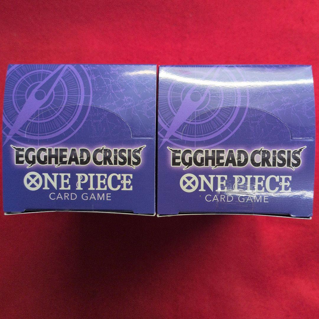 ワンピースカード　エッグヘッドクライシス新品未開封2BOXテープ付