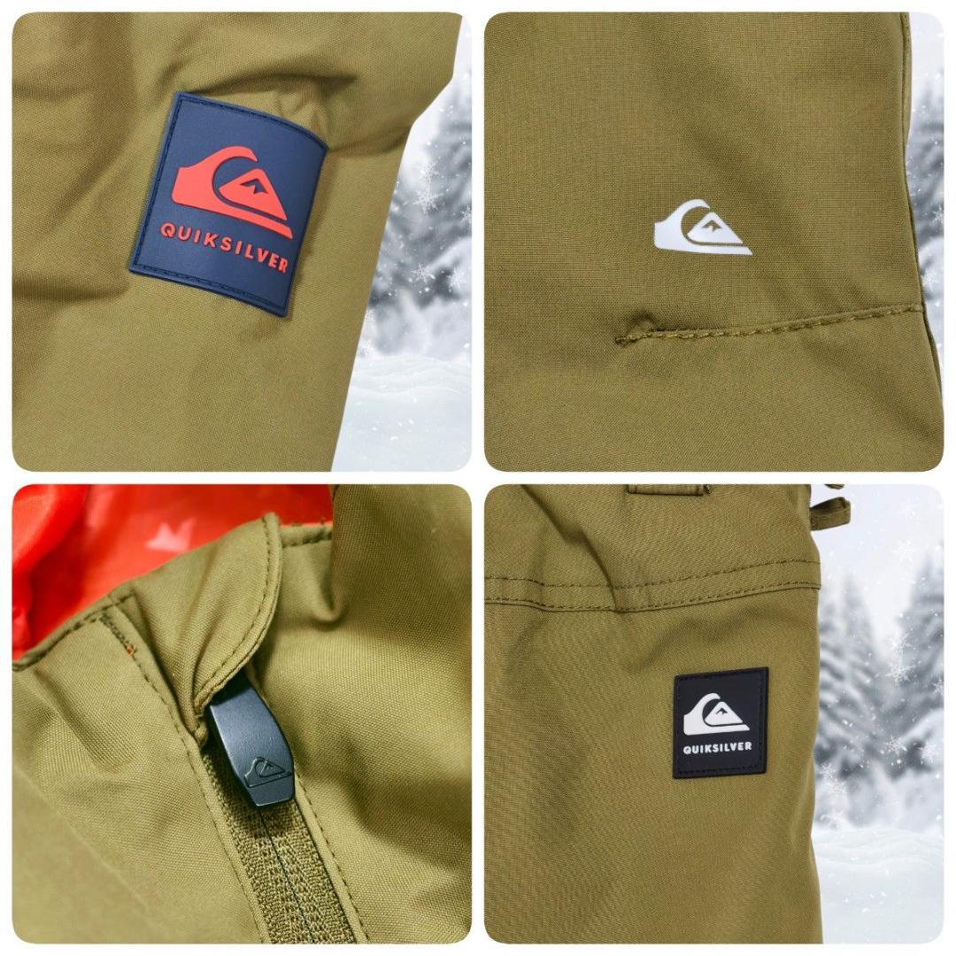 【最終値下】未使用級 QUIKSILVER スノボウェア 上下セット 130