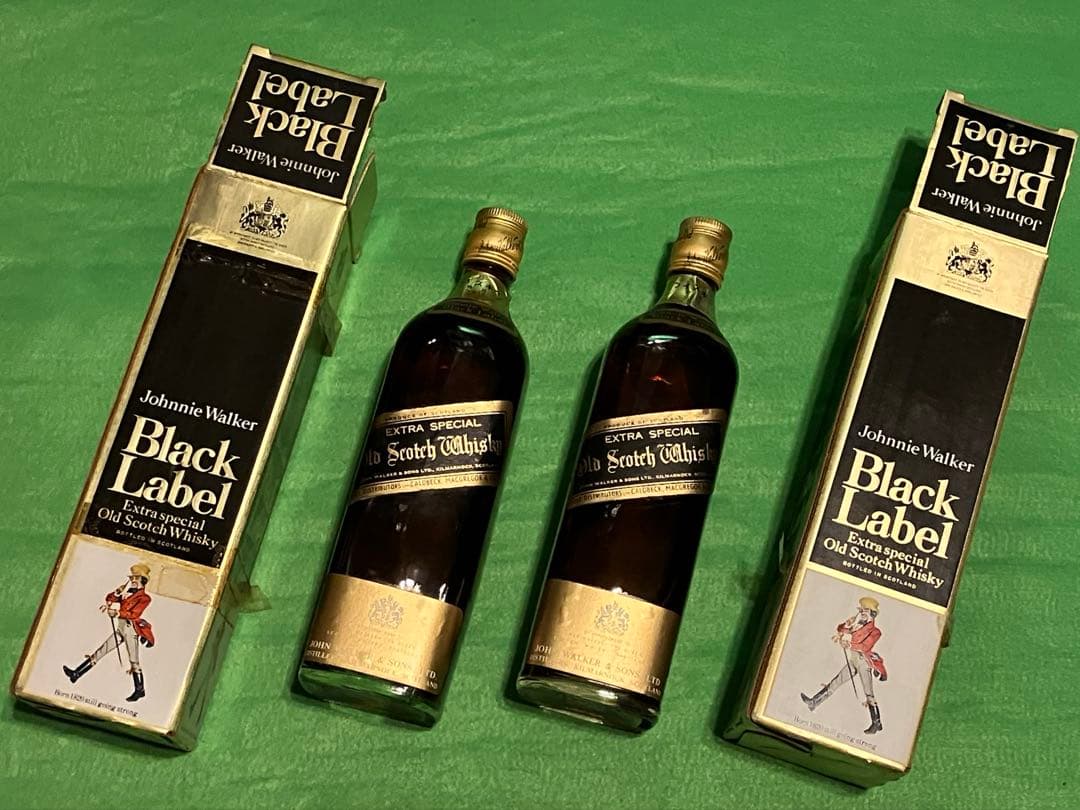2本組　特級　ジョニーウォーカー　ブラックラベル　エクストラスペシャル　古い新品