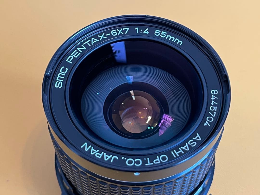 美品Asahi SMC Pentax レンズ 6x7 55mm F4