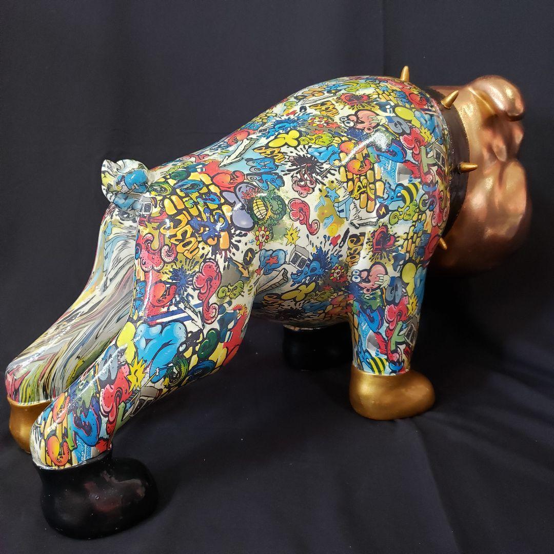 ブルドッグ 犬 オブジェ 置物 インテリア 雑貨 アート