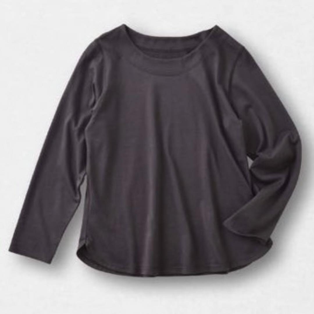 Jurgen Lehl スーピマ天竺カットソー　ブラウン