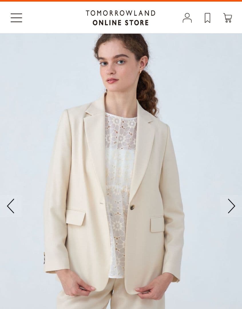 【新品】TOMORROWLAND　Ballsey テーラードジャケット ネイビー