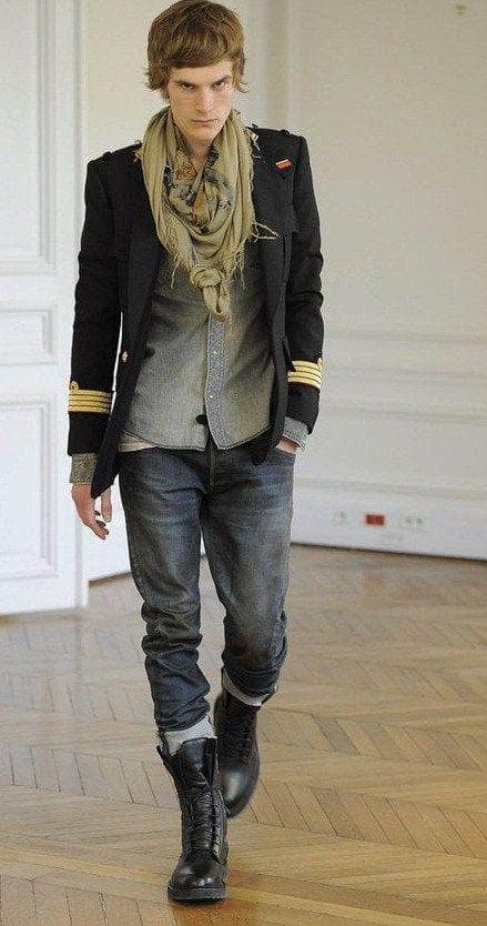 BALMAIN 狼デザイン ストール　ウルフ　マフラー