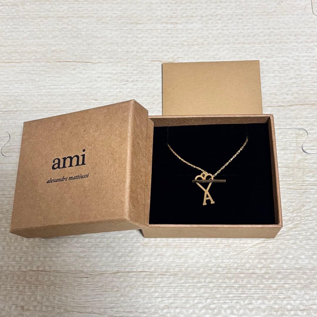 AMI Paris アミ ドゥ クール チェーン ゴールドアミパリス