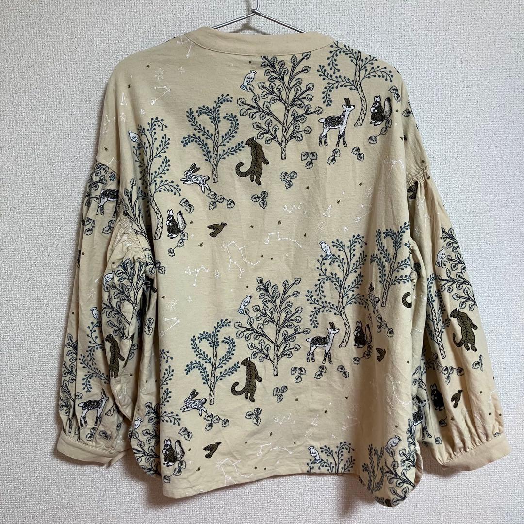 マーブルシュッド marblesud starry forest ブラウス 美品