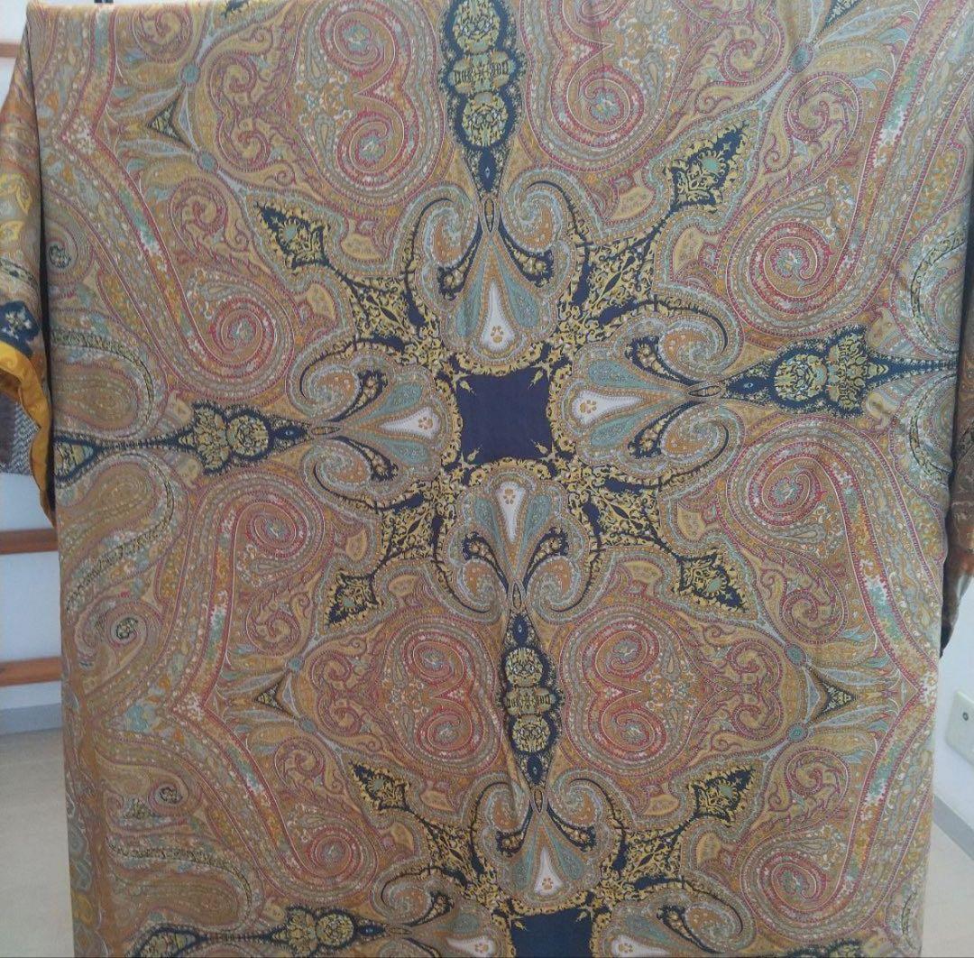 【エトロ】ペイズリー柄掛け布団カバー