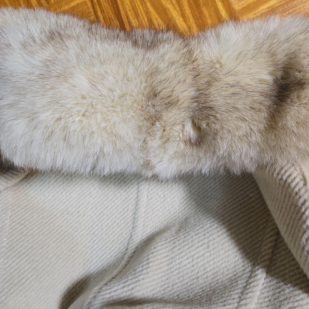 オスカーデラレンタ Oscar de la Renta ファーロングコート9号