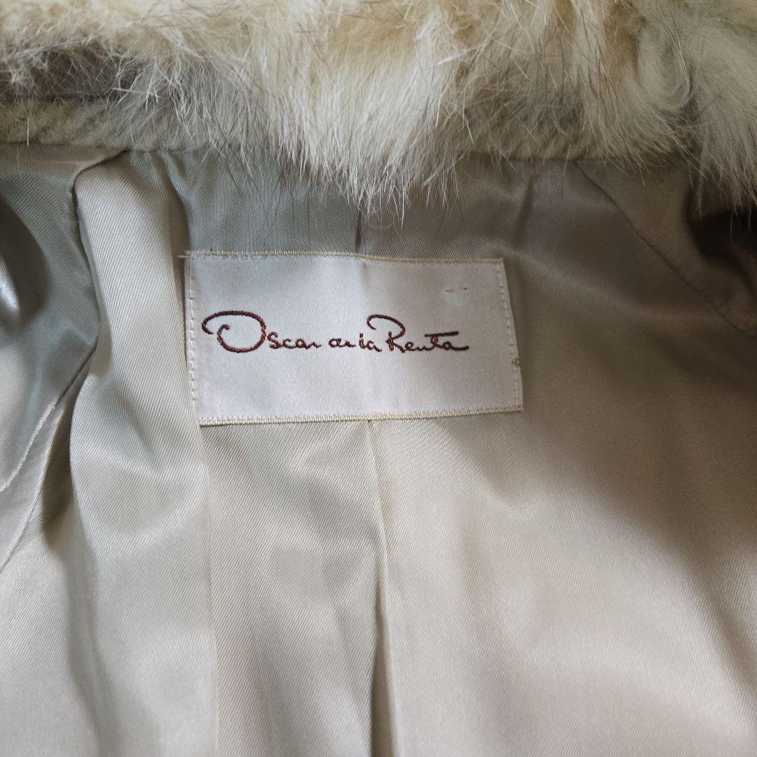 オスカーデラレンタ Oscar de la Renta ファーロングコート9号