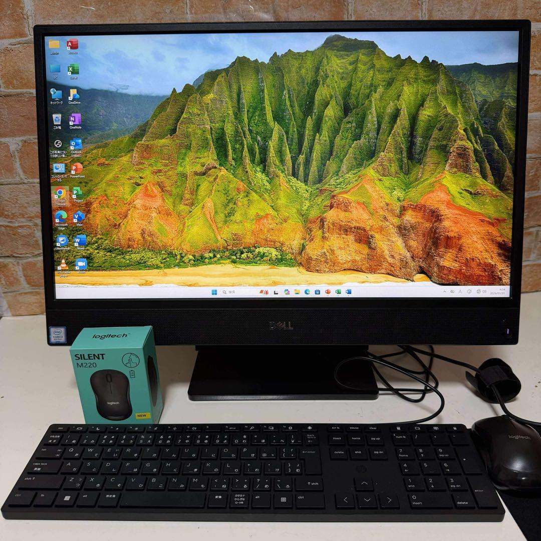 大容量　DELLデスクトップノート PC Webカメラ　Win11 オフィス付き