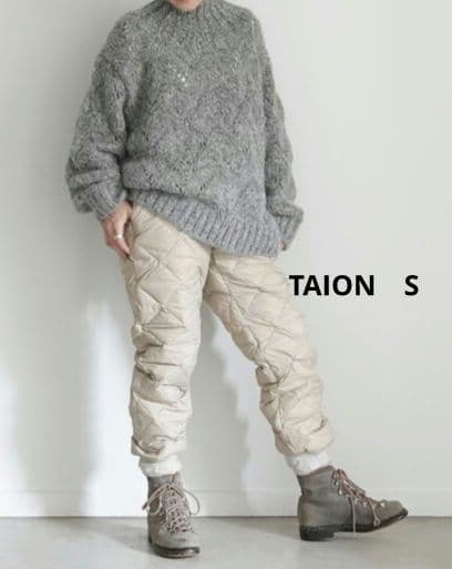 1746　 TAION　タイオン　シティダウンパンツ　S 　UNISEX