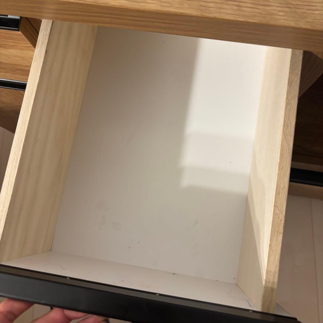 【値下げ】Rafila キッチンカウンター レンジ台 幅120 セピアナチュラル