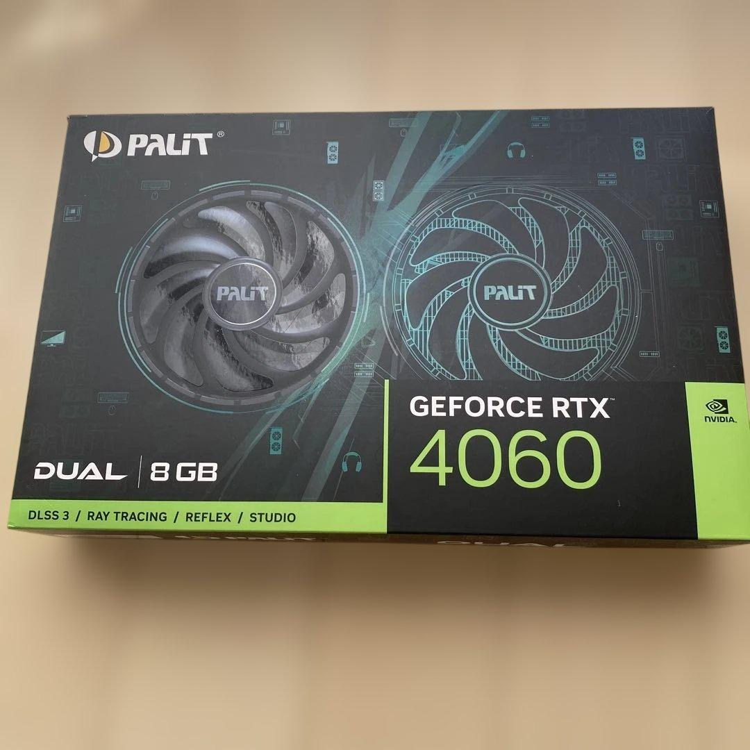 グラフィックボード・グラボ・ビデオカード PALIT GEFORCE RTX 4060 8GB DUAL