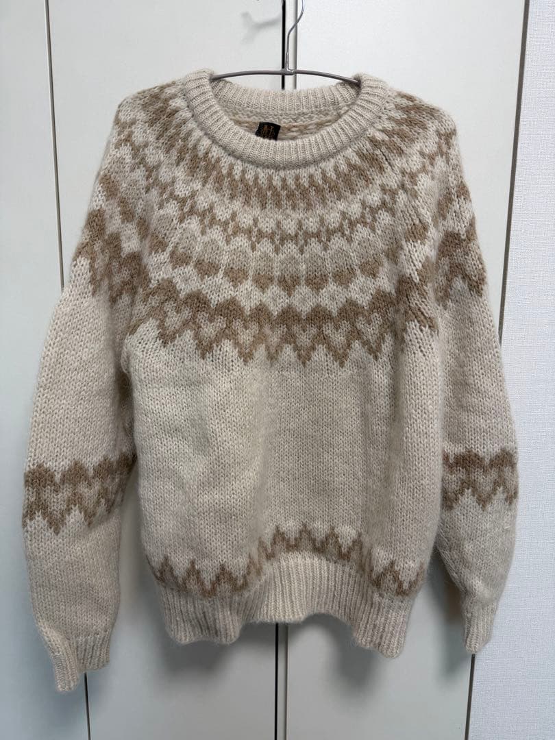 【新品タグ付き】BATONER/バトナー クルーネックニット セーター