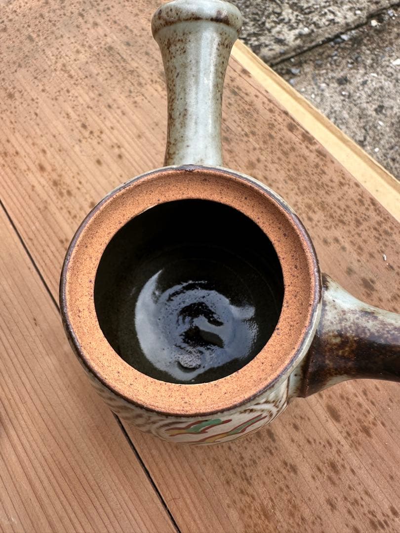 き*う様 人間国宝 島岡達三 象嵌 小急须木箱付き