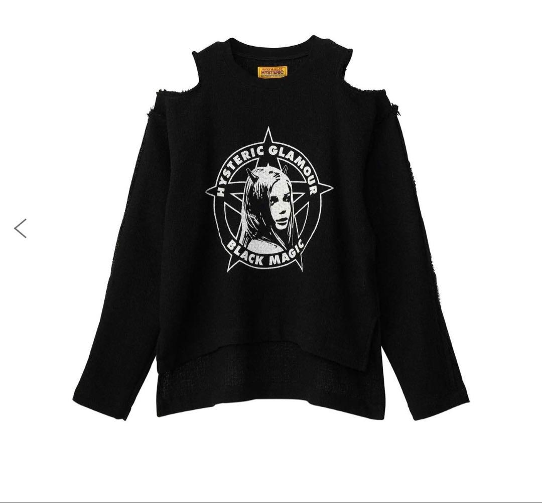ヒステリックグラマー BLACK MAGIC WOMAN プルオーバーシャツ
