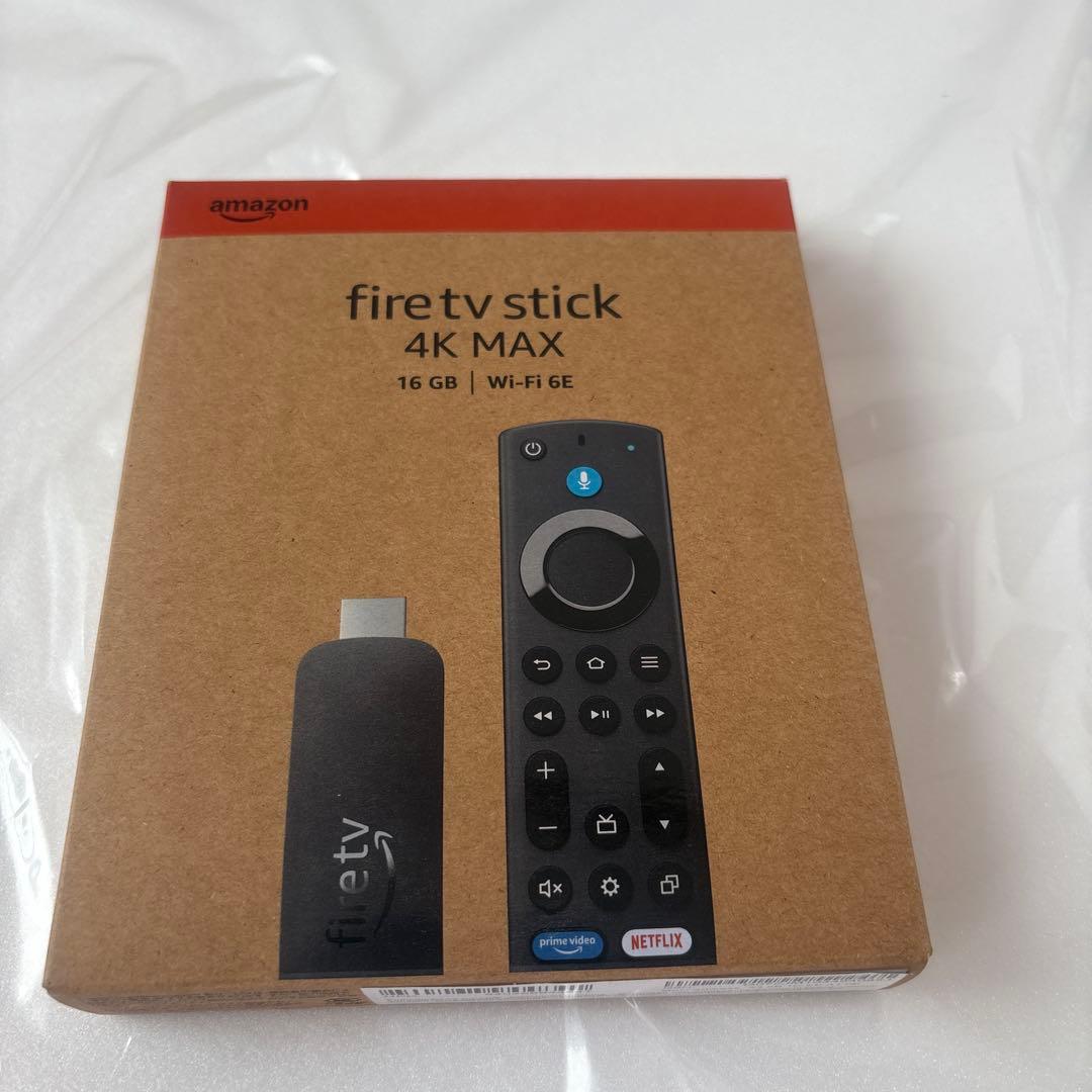新品未開封：Fire TV Stick 4K Max 16GB Wi-Fi 6E