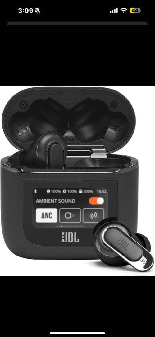 箱ありJBL TOUR pro 2 クリアケースカラビナ付