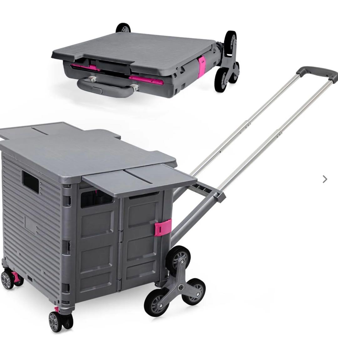 新品　未使用 チルトプル式　荷物運搬　　階段が上がれるキャリーカート