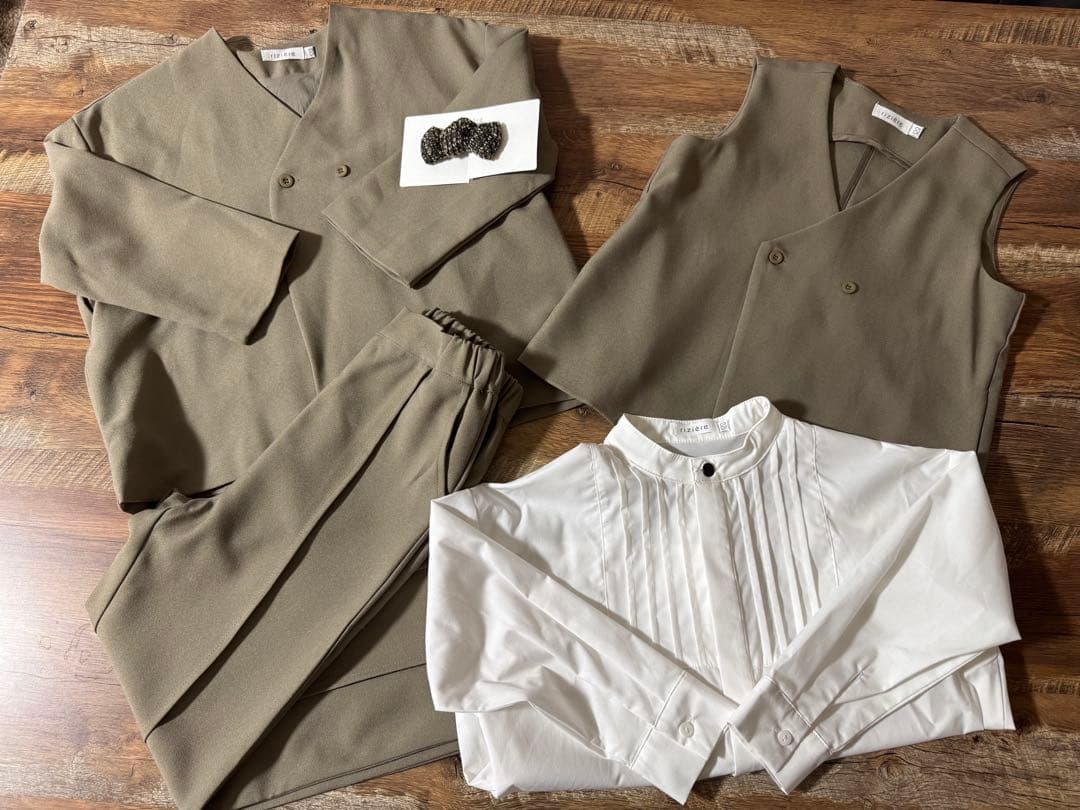 ぴよまるぴよた。　リジェール　フォーマル　セットアップ5点セット　120