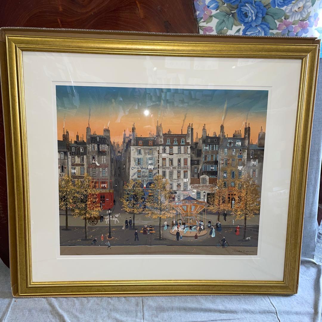 ミッシェル ドラクロワ　リトグラフ【石版画】　1985年　LE MANGE