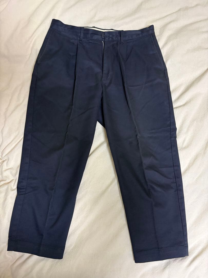 NEIGHBORHOOD タック パンツ ネイビー サイズM