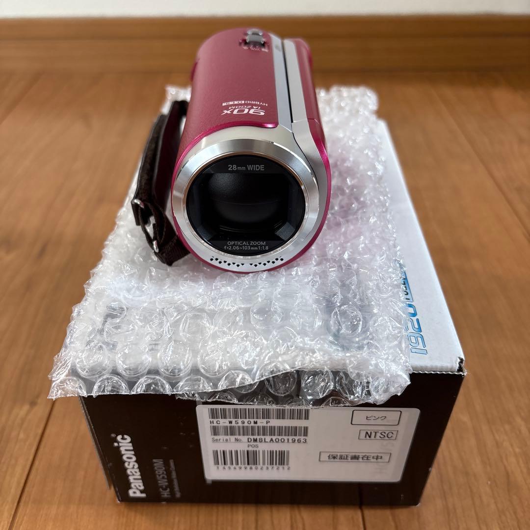 Panasonic HC-W590M ピンク ビデオカメラ本体