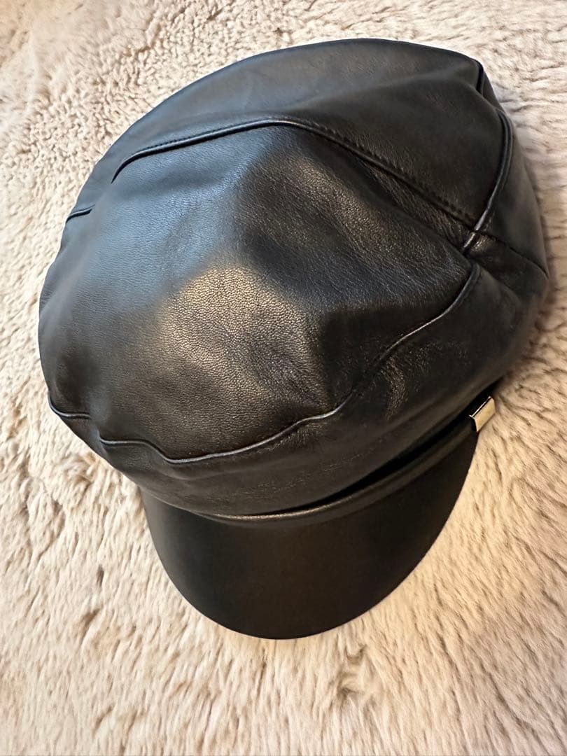 CA4LA LILITH 黒レザーキャスケット