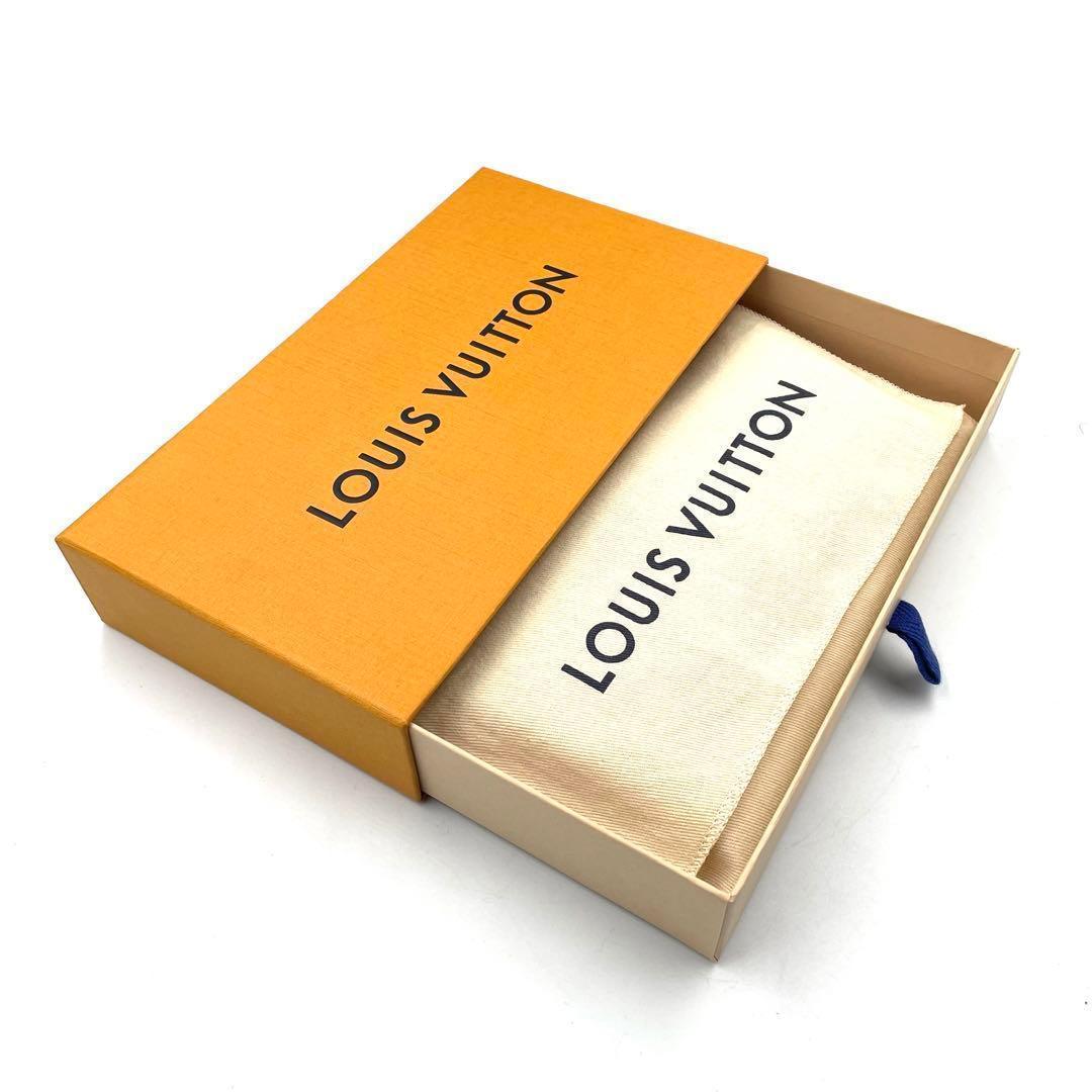 《超美品》 ルイヴィトン マヒナ フライトモード ポルトフォイユイリス ネイビー