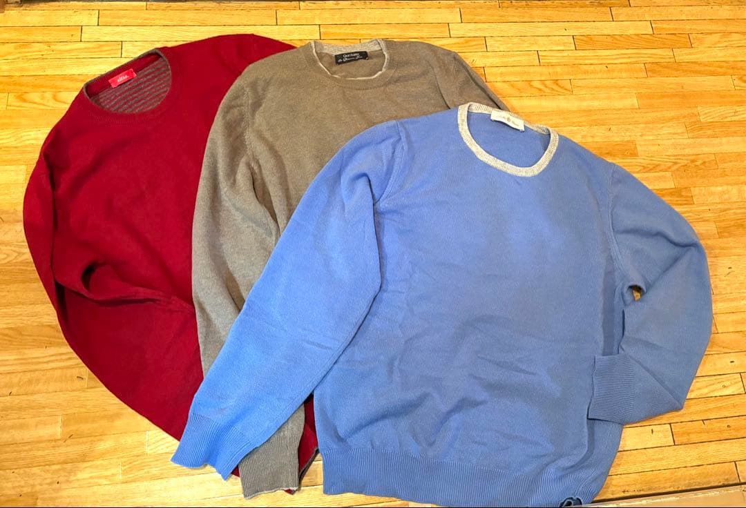 アルティア、グランサッソ、デラチアーナ　ニットx3枚セット