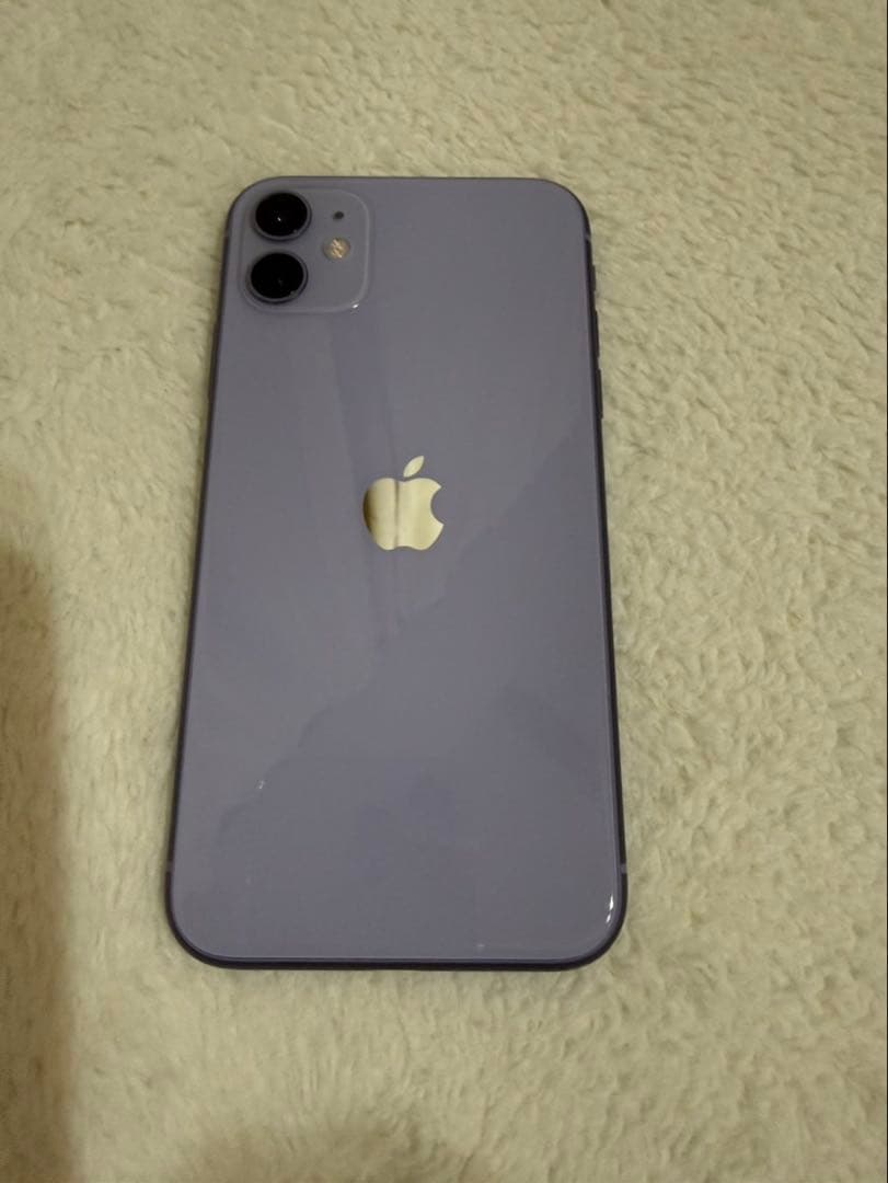 超美品 iPhone11 パープル SIMフリー