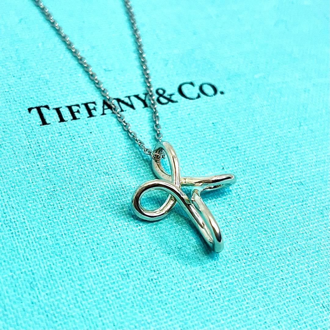 ティファニー インフィニティクロス ネックレス シンプル シルバー925