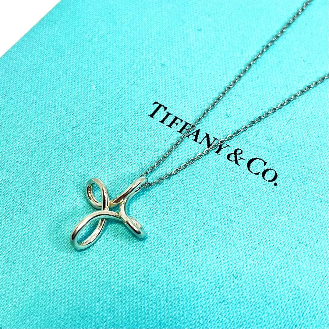 ティファニー インフィニティクロス ネックレス シンプル シルバー925