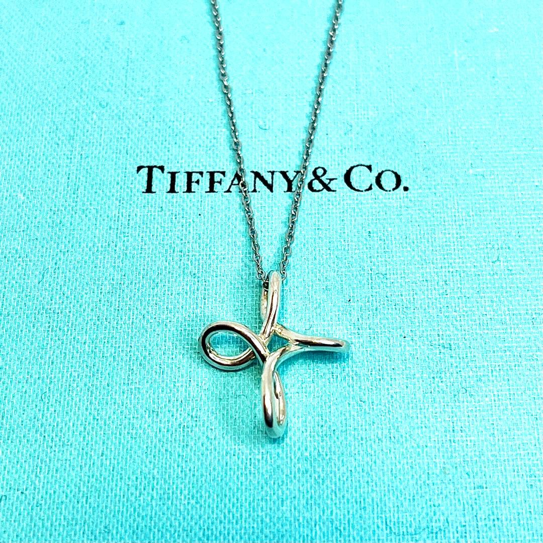 ティファニー インフィニティクロス ネックレス シンプル シルバー925