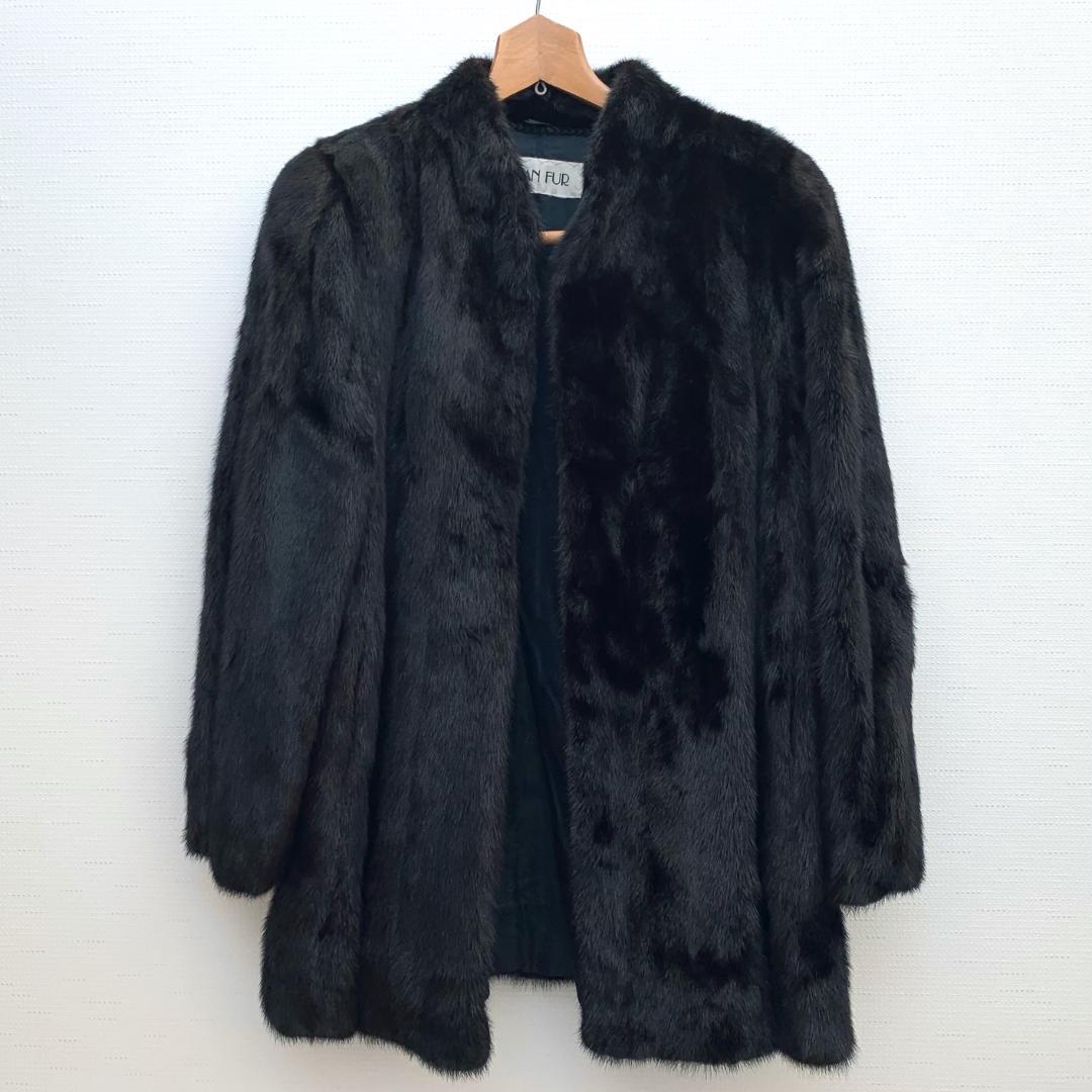 ◇SAGA MINK◇ サガミンク LUPIAN FUR ファーコート ミドル丈