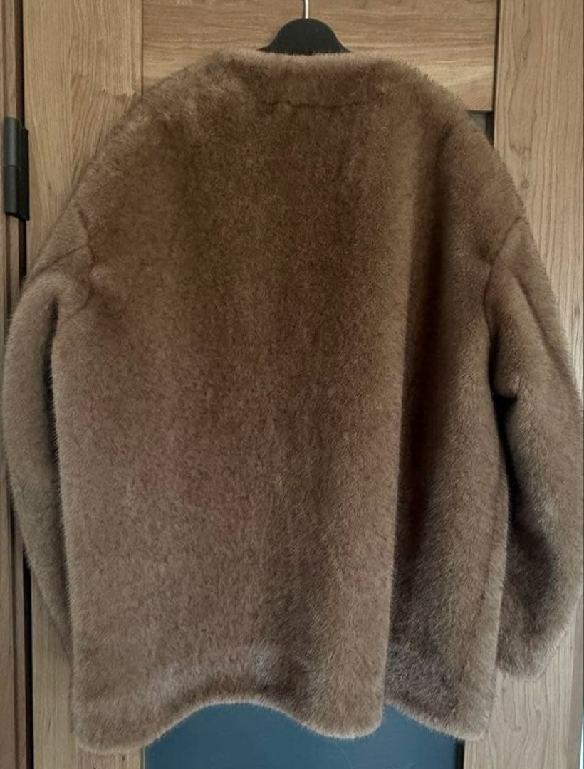 新品未使用　セブンフェアリー　ファーコート コーヒー