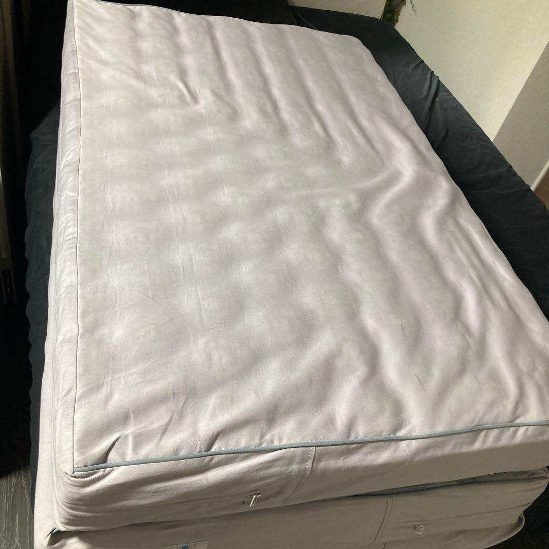 日本医療研究 ヘルシーライン　三つ折りシングルマットレス　専用シーツ2枚付き