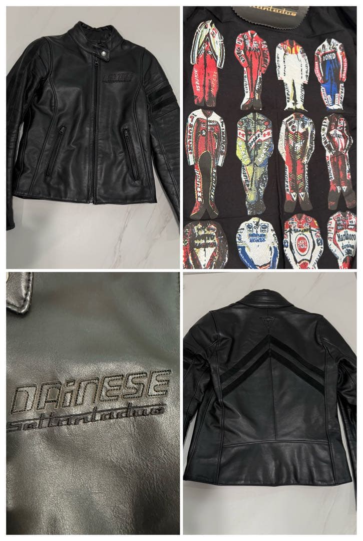 値下げ　レディースサイズ　ダイネーゼレザージャケット　dainese