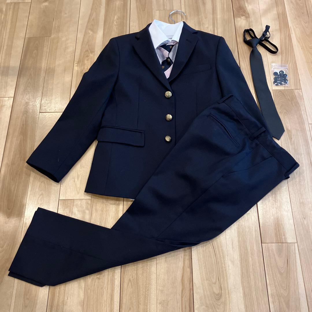 CHOPIN ネイビー スーツ 140センチ ネクタイ付き